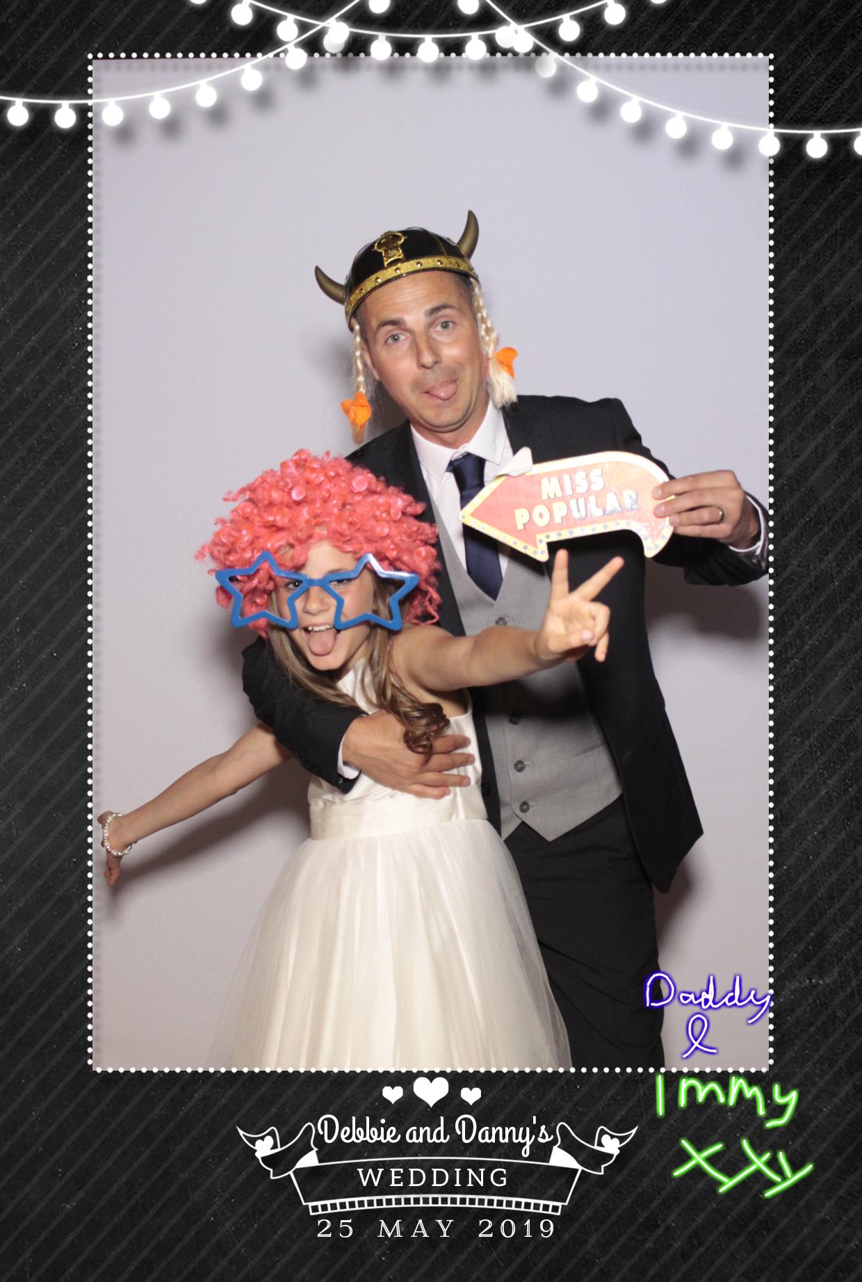 Debbie & Danny's Wedding | View more photos from the event at gallery.myphotoboothexperience.co.uk/u/MyPhotoBoothExperienceLtd/Debbie-Dannys-Wedding